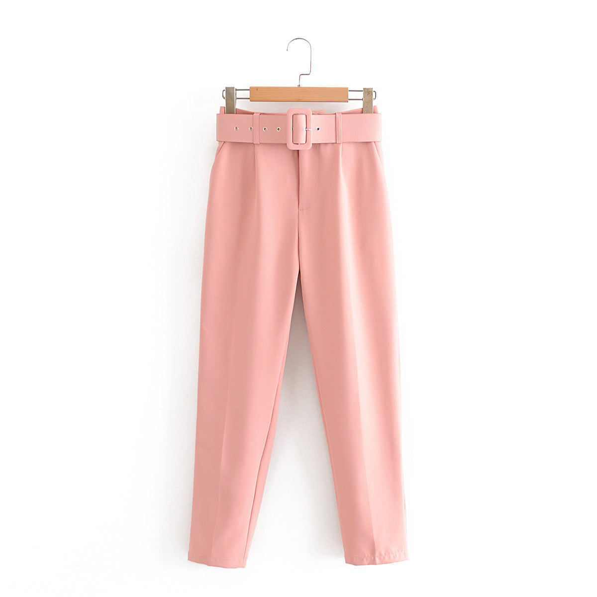 High waist casual cropped pants - VERSO 