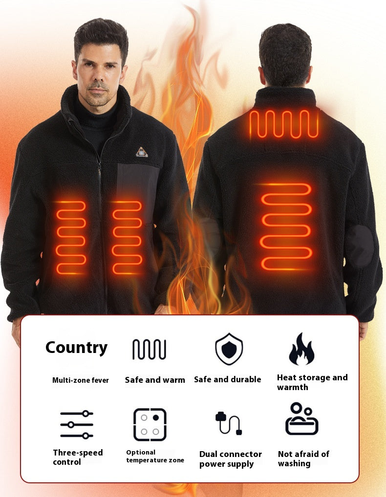 Ultra Warm Heated Fleece Hoodie