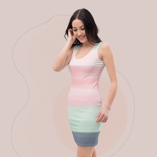 Multi-color Bodycon dress - VERSO 