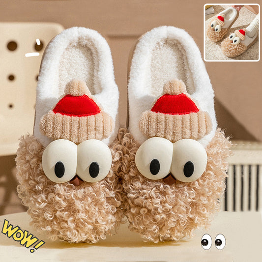 Bearded Santa Cozy Slippers