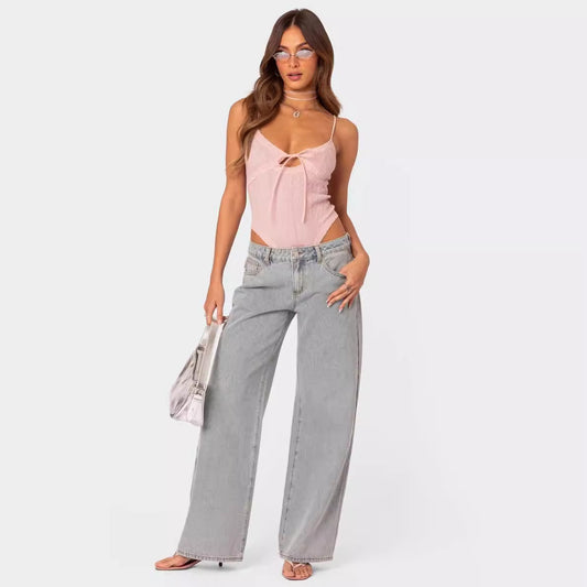 Bohemian Dream Relaxed Fit Printed Jeans - VERSO 