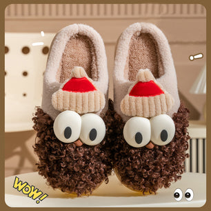 Bearded Santa Cozy Slippers