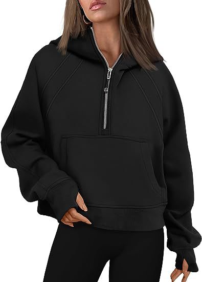 Cozy Cabin Half-Zip Hoodie - VERSO 