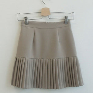 two-piece design collar top with half-length skirt - VERSO 