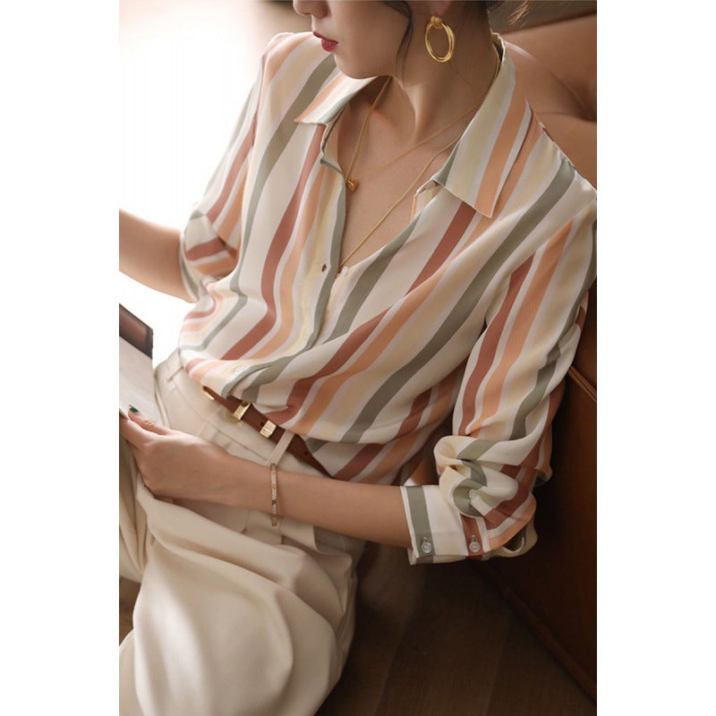 Retro Satin Shirt - VERSO 