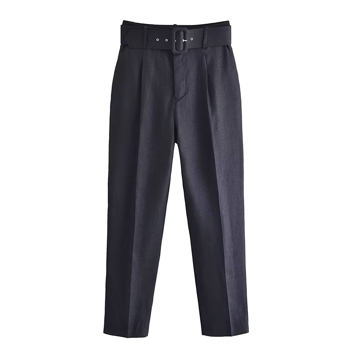 High waist casual cropped pants - VERSO 