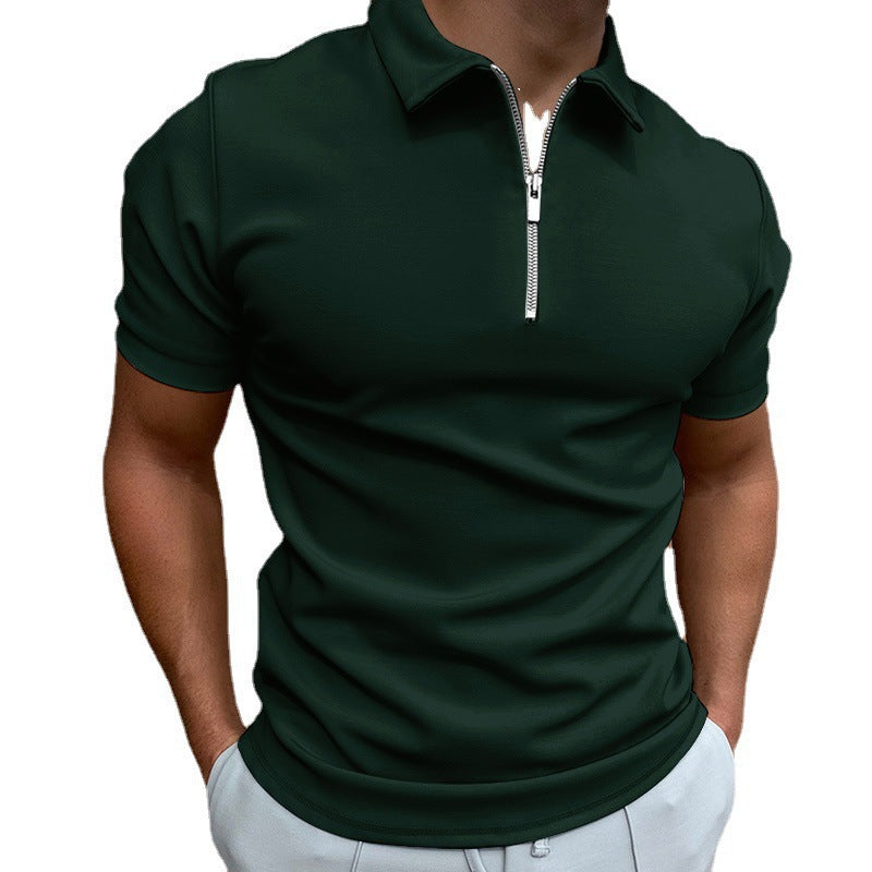 Cross-border men's polo T-shirt - VERSO 