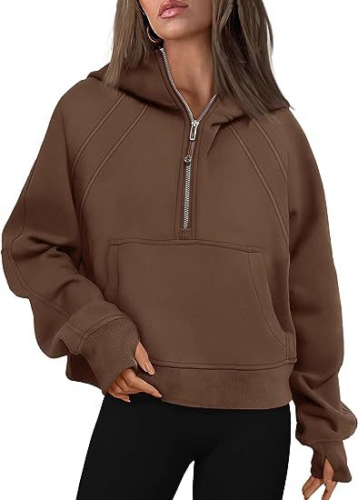 Cozy Cabin Half-Zip Hoodie - VERSO 