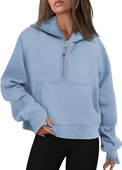 Cozy Cabin Half-Zip Hoodie - VERSO 