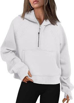 Cozy Cabin Half-Zip Hoodie - VERSO 