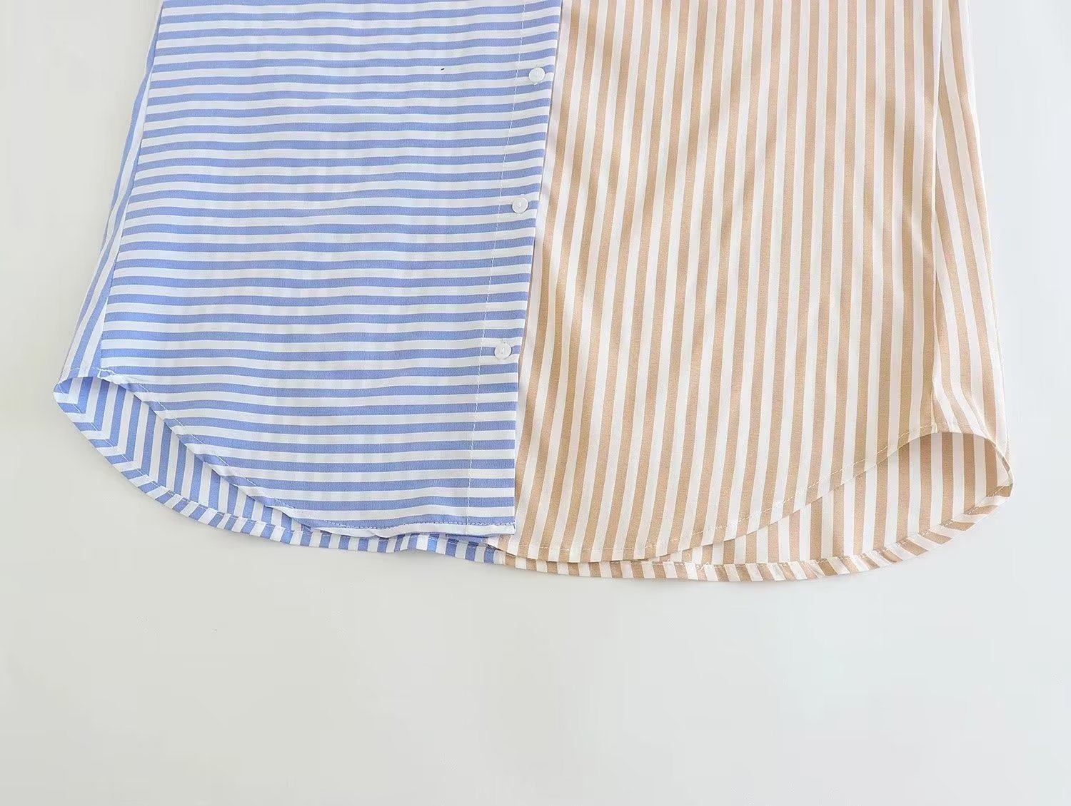 The Striped Lapel Shirt - VERSO 