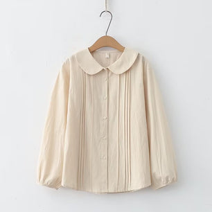 Ingot Collar Long Sleeve Shirt - VERSO 