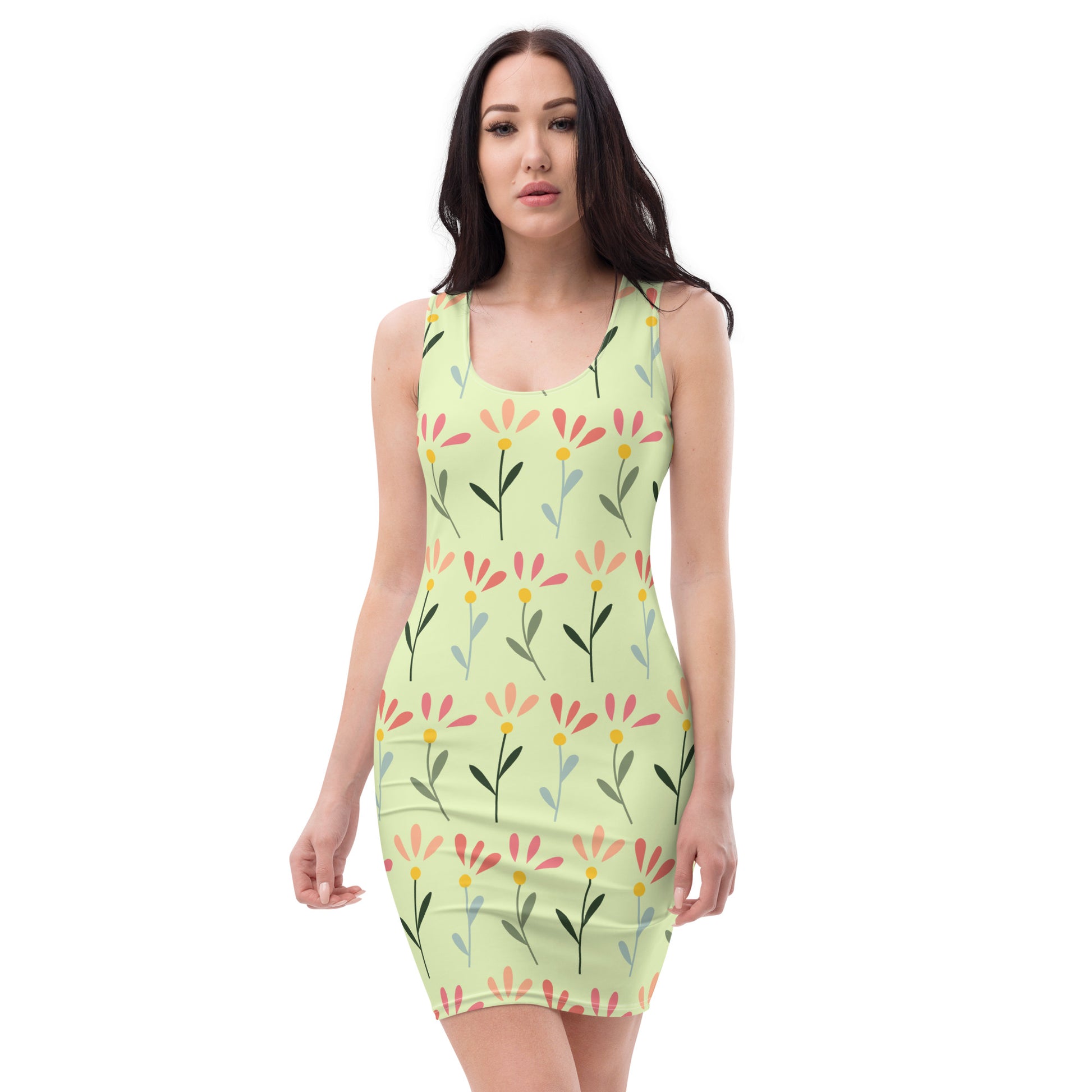 Flower Bodycon dress - VERSO 