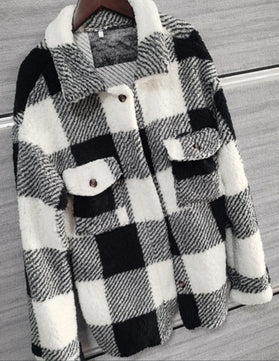 Savanna Serenade Plaid Coat - VERSO 