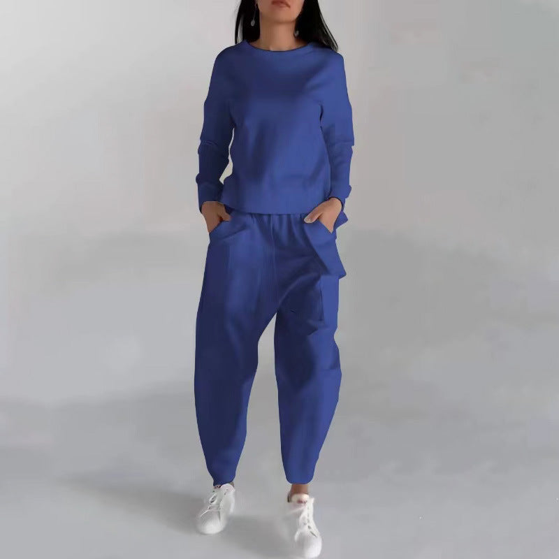 Urban Slit Sweatshirt & Loose Trousers Set